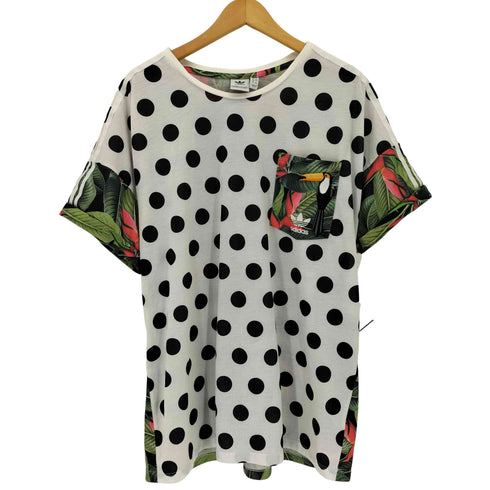 アディダス adidas ドット柄 トロピカルポケット Tシャツ メンズ 2XOT