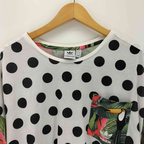 アディダス adidas ドット柄 トロピカルポケット Tシャツ メンズ 2XOT