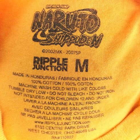 RIPPLE JUNCTION 00S フロント キャラクタープリント クルーネック S/S アニメ Tシャツ メンズ import:M