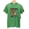 HANESボディ80S USA製 フロントプリント クルーネック S/S Tシャツ シングルステッチ メンズ import:L