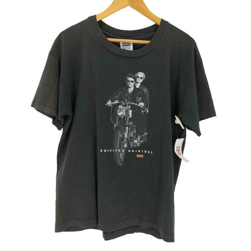 リーバイス Levis USA製 シングルステッチ バイカー Tシャツ メンズ import:M