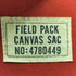 FIELD PACK CANVAS SAC ミリタリー キャンバストートバッグ メンズ