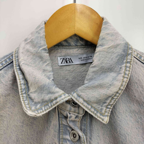 ザラ ZARA デニムシャツジャケット レディース import:S