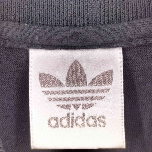 アディダス adidas 80-90s デサント製 トレフォイルロゴ刺繍 半袖 ポロシャツ レディース S-M