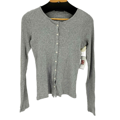 Brandy Melville リブ編み カーディガン レディース 160/84A