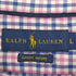 ラルフローレン RALPH LAUREN 現行タグ LUXURY OXFORD チェック ポニー刺繍 L/S ボタンダウンシャツ メンズ import:L