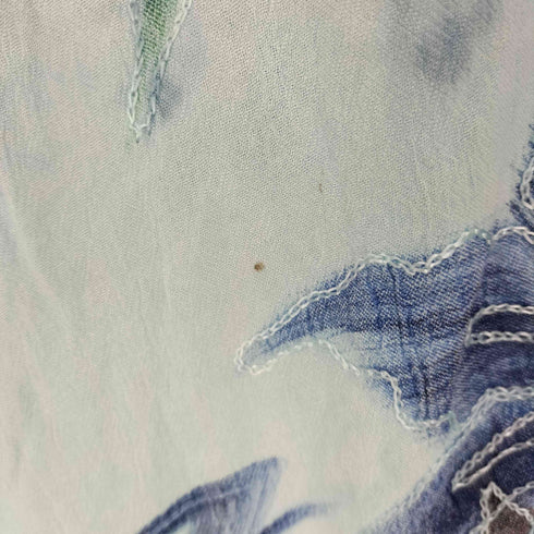 Sen&Sun 花形刺繍 タイダイ染め ワンピース レディース