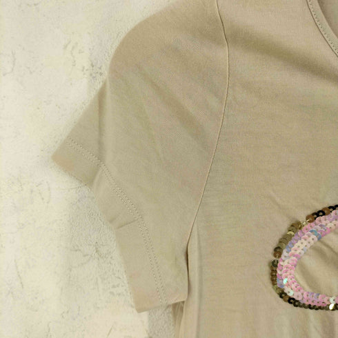 ロペ ROPE スパンコール 半袖 Tシャツ Y2K レディース M