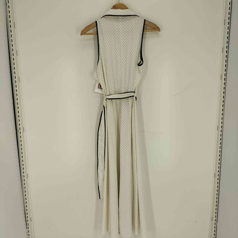 ザラ ZARA ドット柄 ミディアム丈 シャツ ワンピース レディース import:S