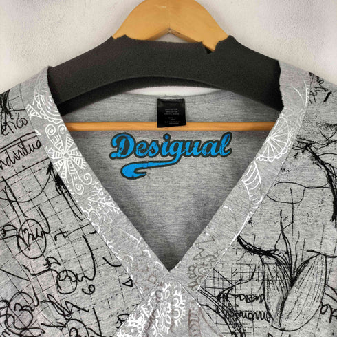 デシグアル Desigual 総柄 Vネック ワンピース レディース import:S