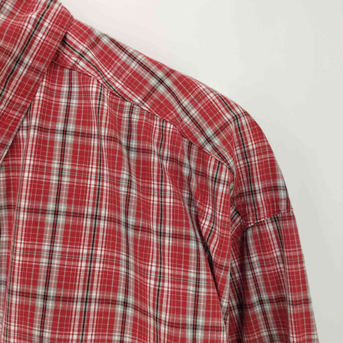 ラングラー Wrangler チェック フロントダブルポケット L/S ボタンダウンシャツ メンズ import:XXL