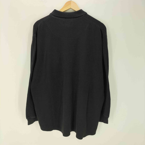 セントジョンズベイ STJOHNS BAY 90S USA製 OLD コットン L/S パイル ポロ シャツ カットソー メンズ import:L