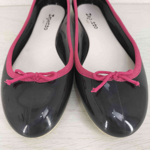 レペット repetto サンドリオンベイビー エナメル レイン バレエシューズ レディース 40