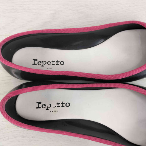 レペット repetto サンドリオンベイビー エナメル レイン バレエシューズ レディース 40