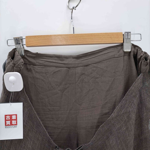 シリンギルド SHIRIN GUILD 90S MADE IN UK 英国製 ウール リネン シルク レイヤード イージー ワイド パンツ メンズ M