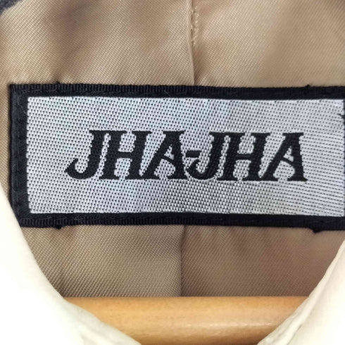 ジャジャ JHA-JHA レザー ステンカラーコート レディース