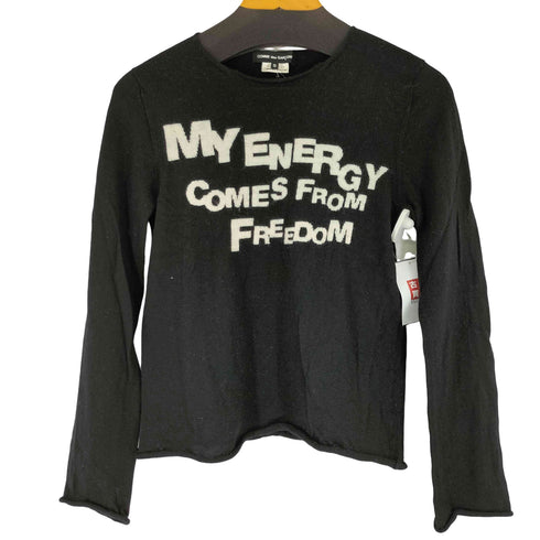 コムデギャルソン COMME des GARCONS ウールメッセージニットセーター レディース JPN:S