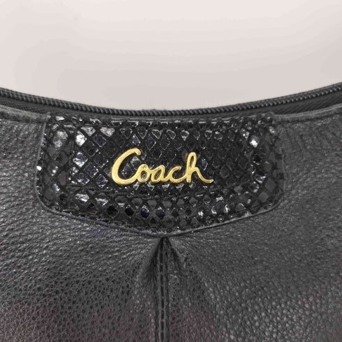 コーチ COACH シボ革 レザー ショルダーバッグ レディース