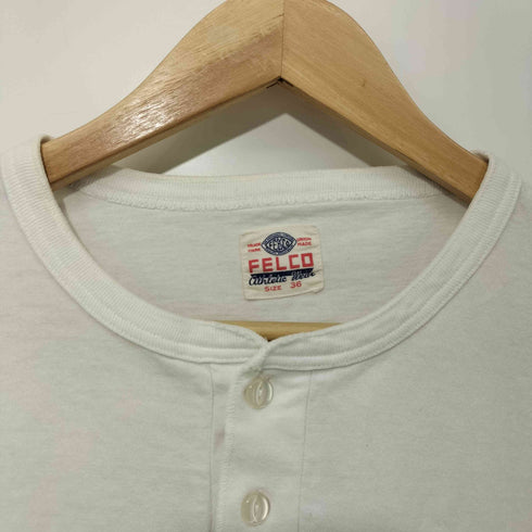 フェルコ FELCO S/S HENLEY NECK POCKET-T U.S COTTON OPEN END JERSEY メンズ 36