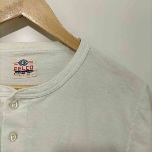 フェルコ FELCO S/S HENLEY NECK POCKET-T U.S COTTON OPEN END JERSEY メンズ 36
