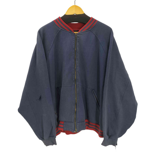 ギャップ Gap 90S OLD デカ 紺タグ スウェット バーシティー ジャケット スタジャン メンズ import:L