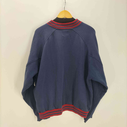 ギャップ Gap 90S OLD デカ 紺タグ スウェット バーシティー ジャケット スタジャン メンズ import:L