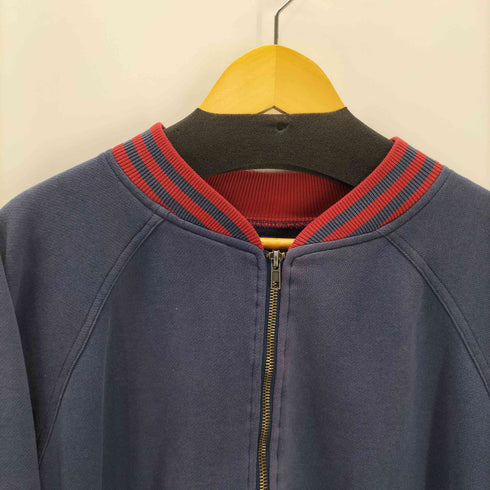 ギャップ Gap 90S OLD デカ 紺タグ スウェット バーシティー ジャケット スタジャン メンズ import:L