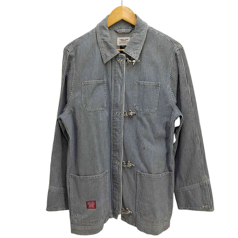 ローレンジーンズカンパニー LAUREN JEANS COMPANY 00S ストライプ ファイヤーマンジャケット レディース import:L