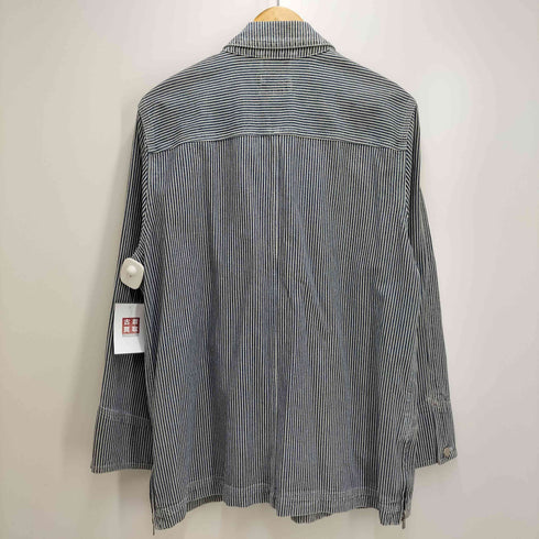 ローレンジーンズカンパニー LAUREN JEANS COMPANY 00S ストライプ ファイヤーマンジャケット レディース import:L