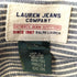 ローレンジーンズカンパニー LAUREN JEANS COMPANY 00S ストライプ ファイヤーマンジャケット レディース import:L