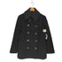 ラルフローレン RALPH LAUREN CASHMERE&WOOL カシミヤ混 ウールピーコート レディース JPN:11号