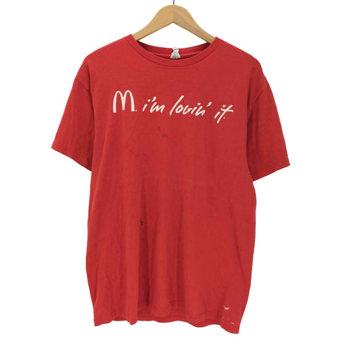 デルタ DELTA 00S 企業 ロゴ i'm lovin it Tシャツ メンズ import:L