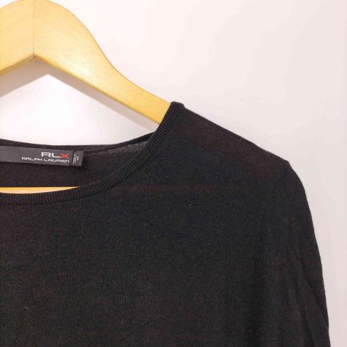 アールエルエックスラルフローレン RLX RALPH LAUREN レーヨン カシミヤ ウール クルーネック ニット メンズ import:S