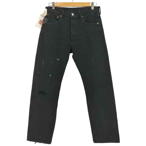 リーバイス Levis 00s 501 ユーロ トルコ製 ボタン裏247刻印 後染めブラック 501 ボタンフライ デニム メンズ W32 L30