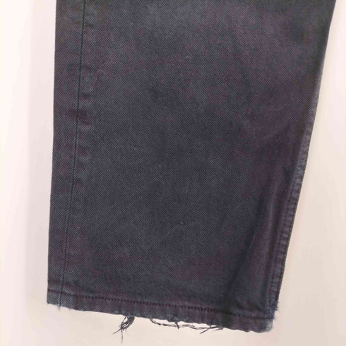 リーバイス Levis 00s 501 ユーロ トルコ製 ボタン裏247刻印 後染めブラック 501 ボタンフライ デニム メンズ W32 L30