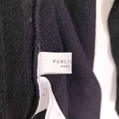 パブリックトウキョウ PUBLIC TOKYO 2WAYカシミヤ混ハイネックニット レディース FREE