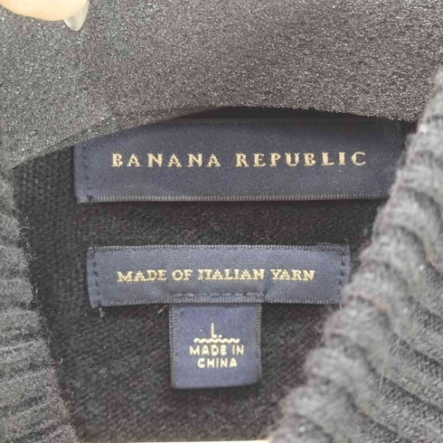 バナナリパブリック BANANA REPUBLIC ハーフジップアップ ニット スナップボタン メンズ import:L