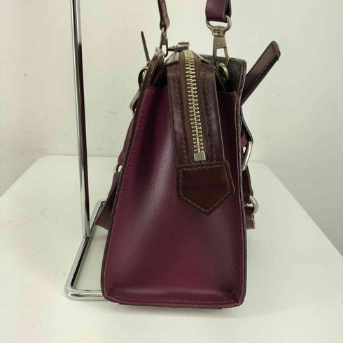 ヴィヴィアンウエストウッド Vivienne Westwood 2way ハンド ショルダーバッグ SIMPLE TINY ORB 紫 レザー レディース