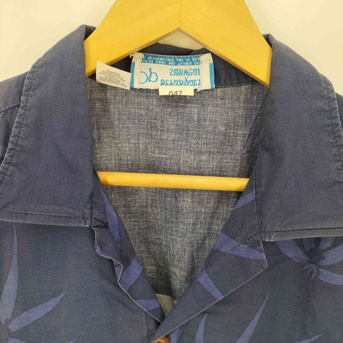 オーシャンパシフィック Ocean Pacific 70s メキシコ製 sunwearタグ 虎 木ボタン アロハシャツ メンズ import:L