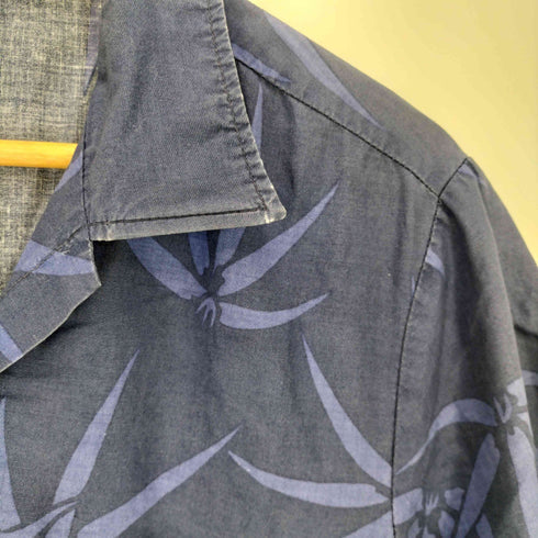 オーシャンパシフィック Ocean Pacific 70s メキシコ製 sunwearタグ 虎 木ボタン アロハシャツ メンズ import:L
