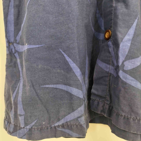 オーシャンパシフィック Ocean Pacific 70s メキシコ製 sunwearタグ 虎 木ボタン アロハシャツ メンズ import:L