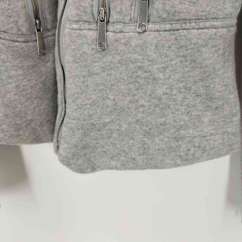 ディーゼル DIESEL ギミック ジップアップスウェットライダースブルゾン レディース M