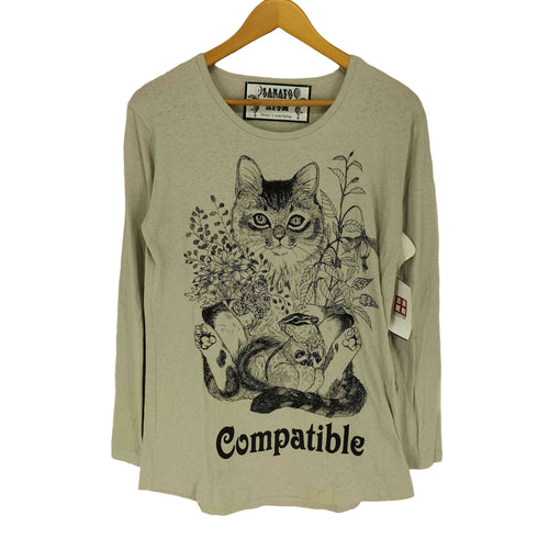 Y2K アニマルプリント Tシャツ レディース