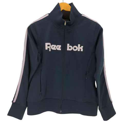 リーボック Reebok ロゴ刺繍トラックジャケット レディース L