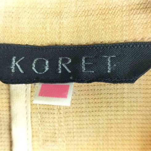 コレット KORET タイトコットンジャケット Y2K レディース