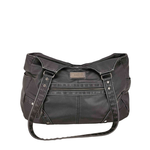 エックスガール X-girl METAL LABEL FAUX LEATHER BAG レディース ONE SIZE