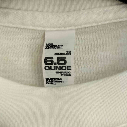 ロサンゼルスアパレル Los Angeles Apparel USA製 6.5OUNCE S/S Tシャツ メンズ import:M