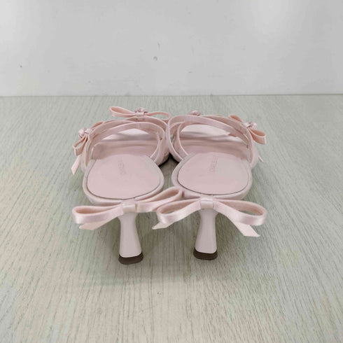 チャールズアンドキース CHARLES&KEITH Kelis ケリス ローズボウ ストラッピーヒールミュール レディース 37