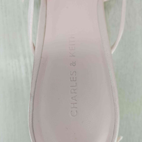 チャールズアンドキース CHARLES&KEITH Kelis ケリス ローズボウ ストラッピーヒールミュール レディース 37