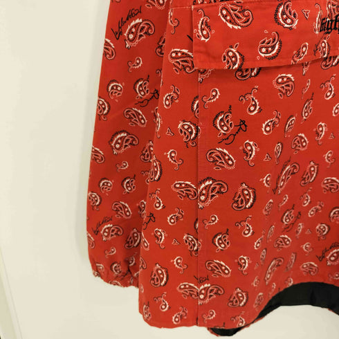 レフラー Leflah ペイズリー アノラックパーカー メンズ JPN:XL